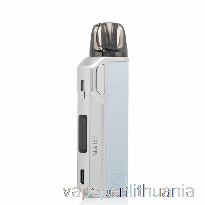 Pamestas Vape Thelema Elite 40 Pod Rinkinys Silver Blue Vape Skystis